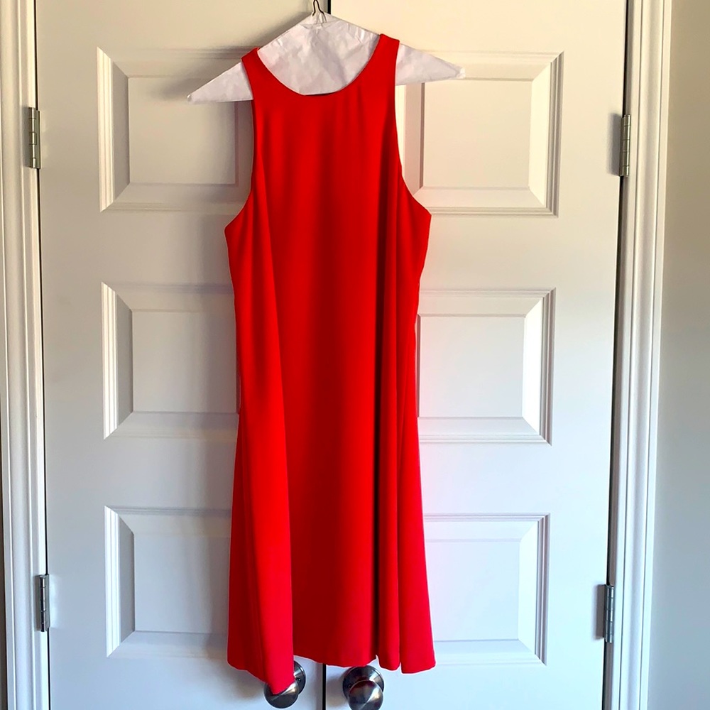 Coral Shift Dress